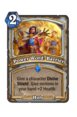 Power Word: Barrier