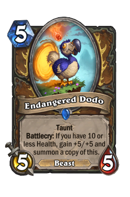 Endangered Dodo