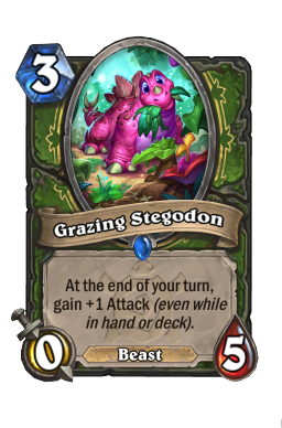 Grazing Stegodon