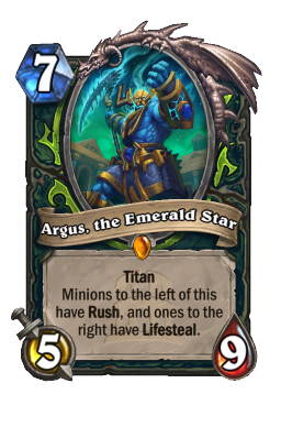 Argus, the Emerald Star