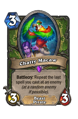 Chatty Macaw