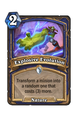 Explosive Evolution