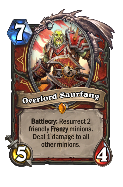 Overlord Saurfang Hearthstone Card Statistics Hsreplay Net