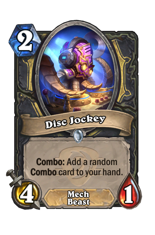 Disc Jockey Hearthstone Card