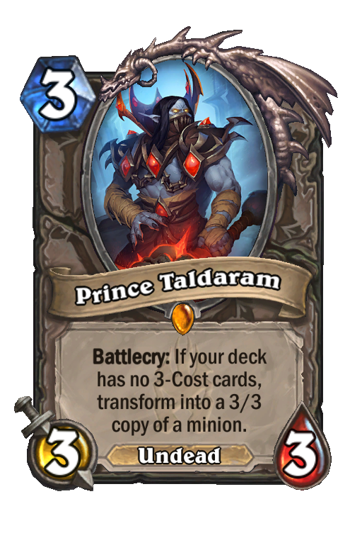 Prince Taldaram (Knights of the Frozen Throne) - Best Hearthstone Decks ...