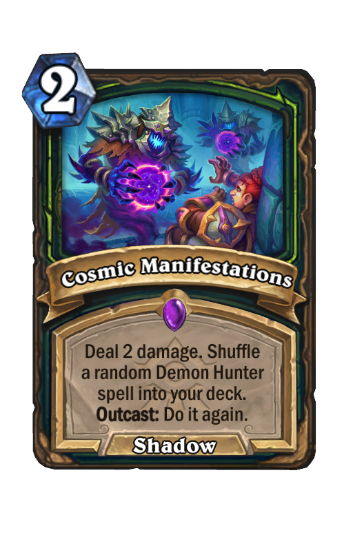 Cosmic Manifestations