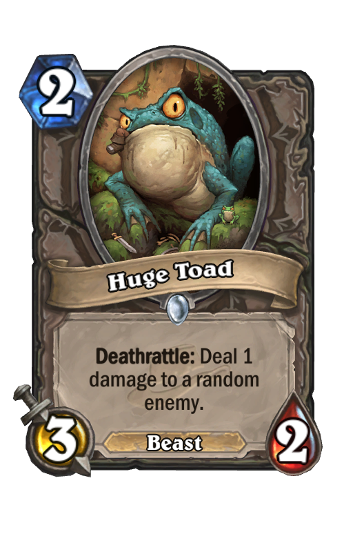 Huge Toad (The League of Explorers) - Hearthstone Card - HSReplay.net