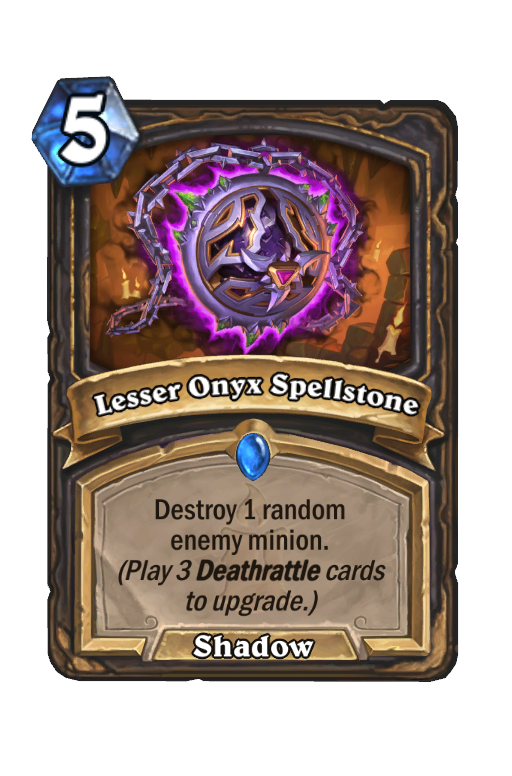 Lesser Onyx Spellstone (Kobolds & Catacombs) - Best Hearthstone Decks ...