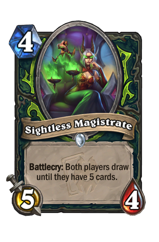 Sightless Magistrate Hearthstone Card