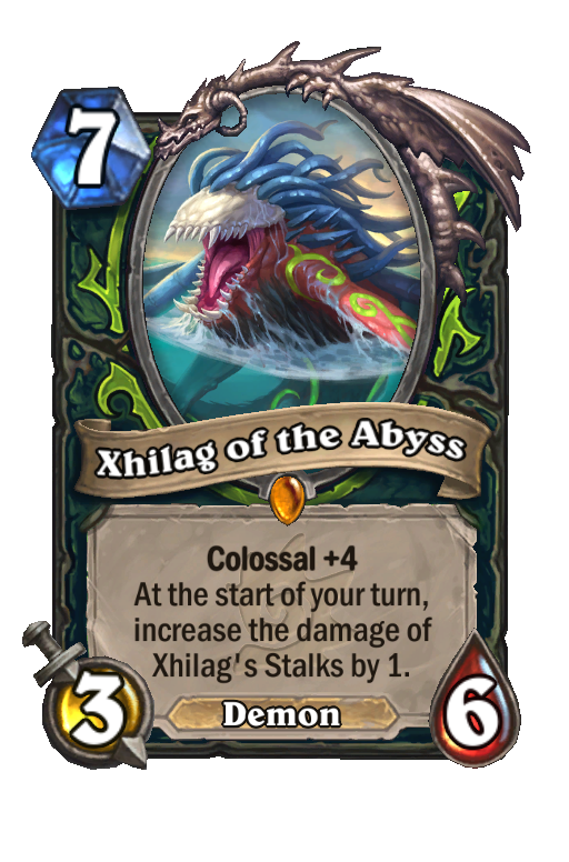 Xhilag of the Abyss (Voyage to the Sunken City) - Hearthstone Card