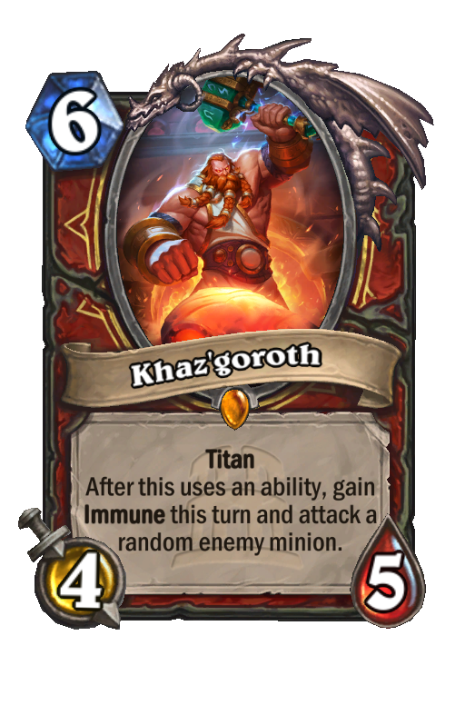 Khaz'goroth - Hearthstone Card - HSReplay.net