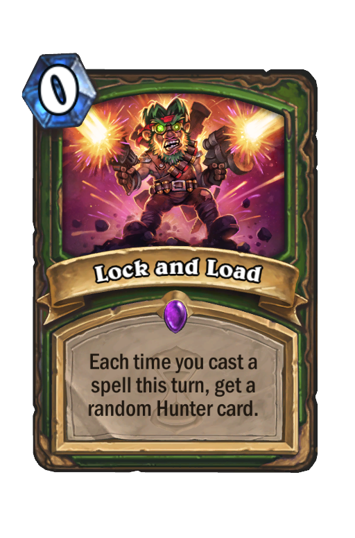 Lock and Load Hearthstone Card