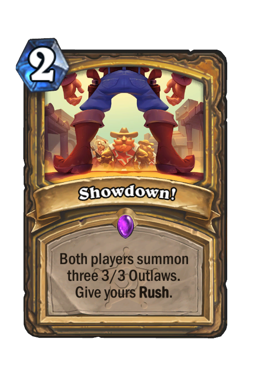 Showdown! (Showdown in the Badlands) - Hearthstone Card 