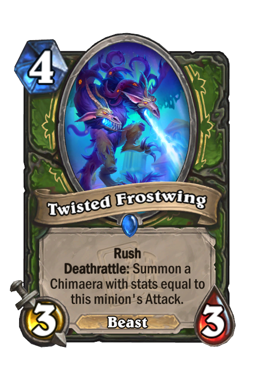 Twisted Frostwing - Hearthstone Card 