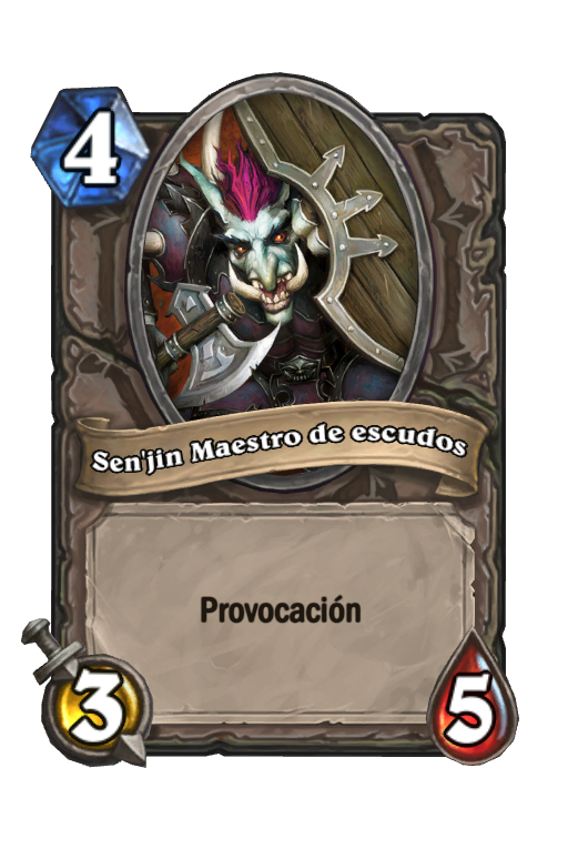 Sen'jin Maestro de escudos (Legado) - Carta de Hearthstone - HSReplay.net