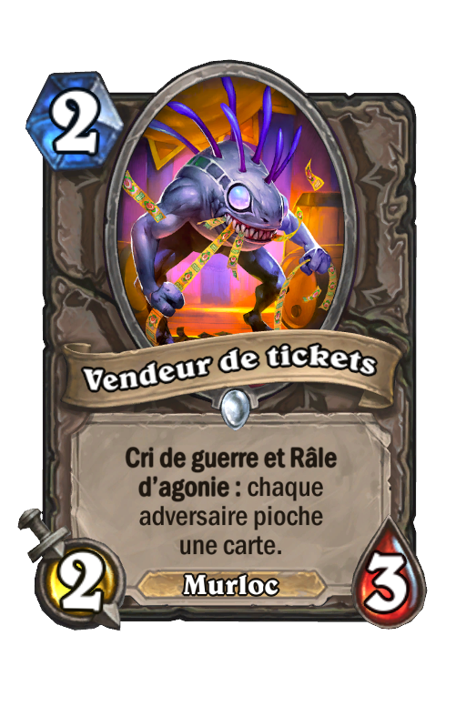 Ticket Vendor — Hearthstone card