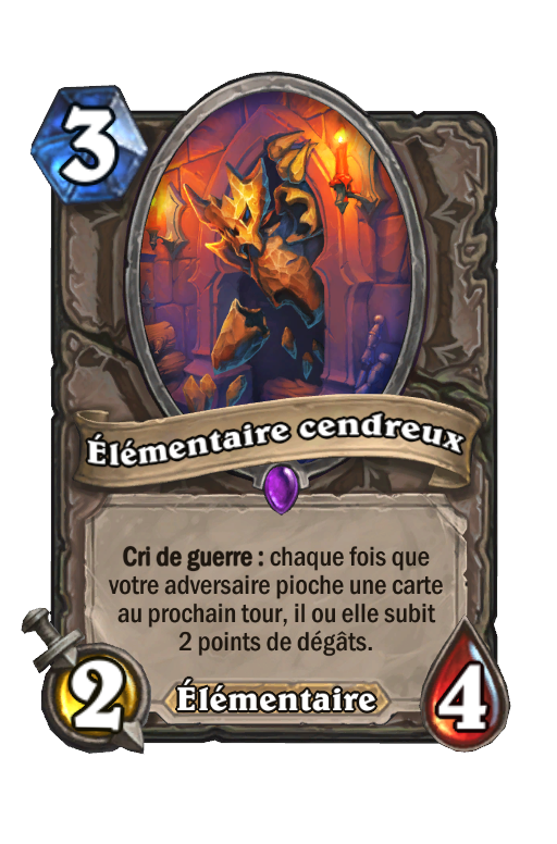 Ashen Elemental — Hearthstone card
