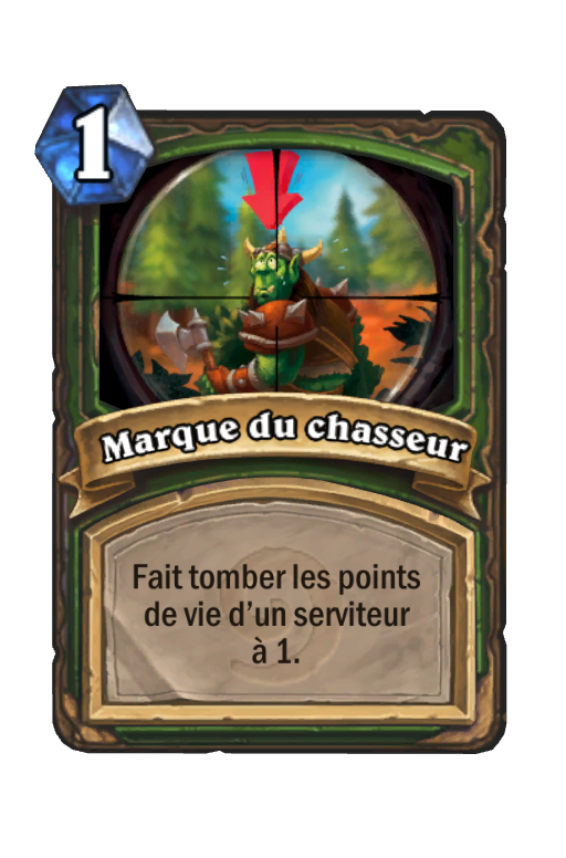 Marque du chasseur H ritage Carte Hearthstone HSReplay