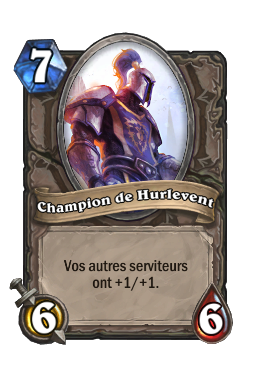 Stormwind Champion, a finishing minion in Arena