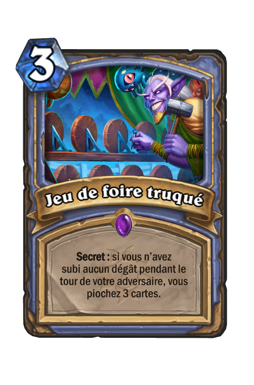 Jeu de foire truqué (Folle journée à Sombrelune) Carte Hearthstone