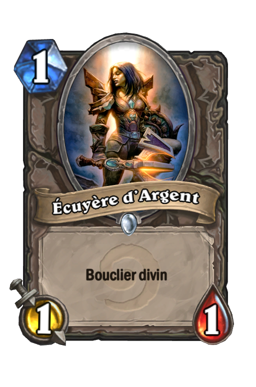 Écuyer d'argent, mascotte du Bouclier divin