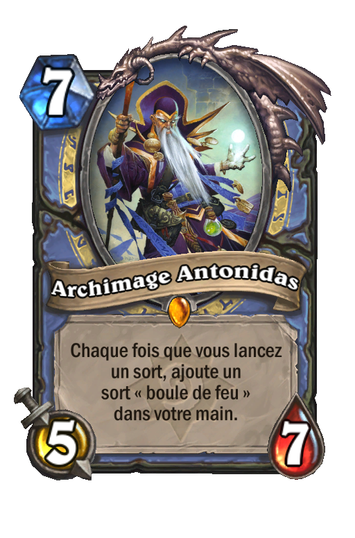 Archmage Antonidas, the Mage's iconic value card