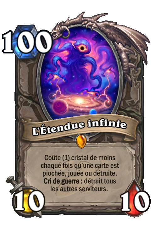Rendering ufficiale in italiano della carta L'Étendue infinie