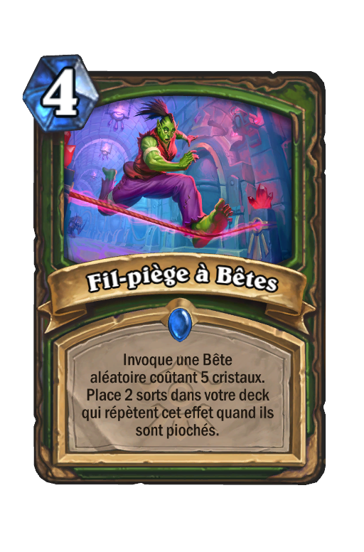 Beast Tripwire card — Hunter spell from Escape from Fury's Fort
