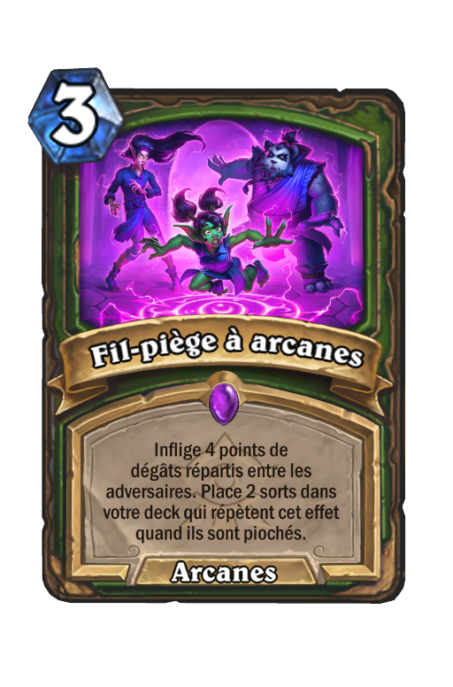 Arcane Tripwire card — Hunter spell from Escape from Fury's Fort