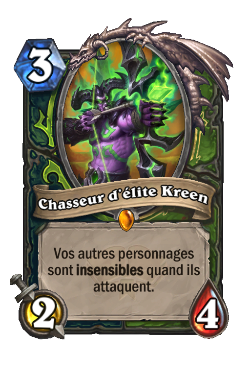 Chasseur d lite Kreen L Acad mie Scholomance Carte