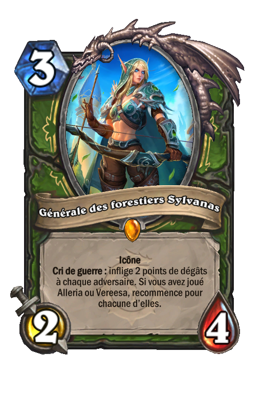 Ranger-General Sylvanas card — Hunter legendary