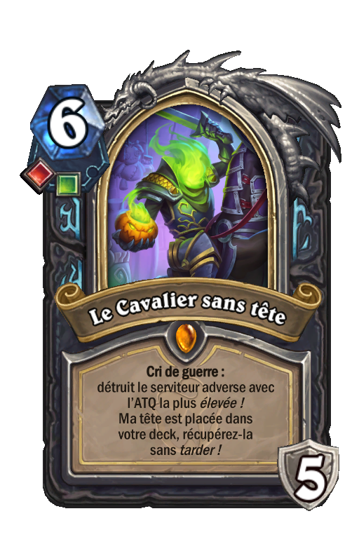 Rendu français officiel del Cavaliere senza testa