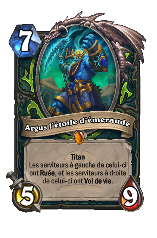 Argus l toile d meraude Carte Hearthstone HSReplay