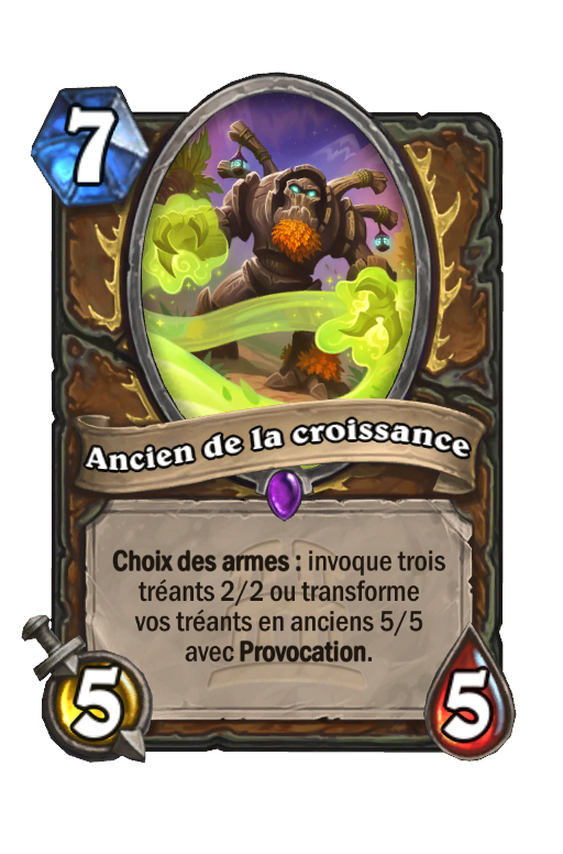 Ancien de la croissance - Carte Hearthstone - HSReplay.net