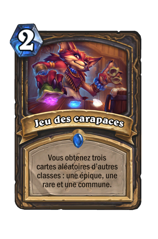 Jeu des carapaces (Rixe en terres Ingrates) - Carte Hearthstone ...