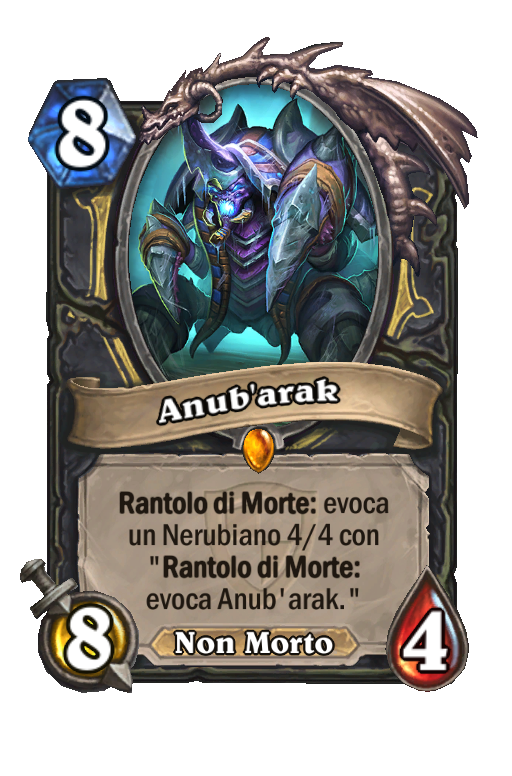 Anub arak Gran Torneo Carta di Hearthstone HSReplay