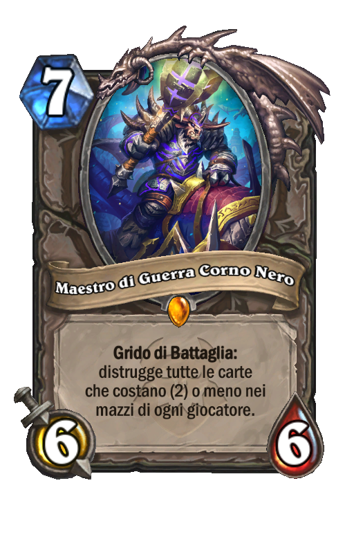 Maestro di Guerra Corno Nero