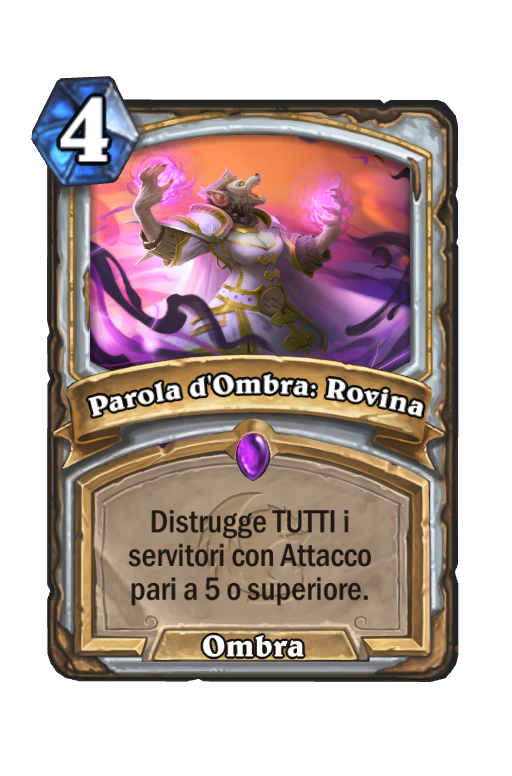 Parola d'Ombra: Rovina