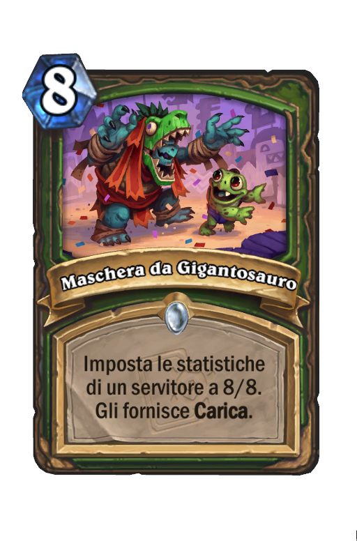 Maschera da Gigantosauro