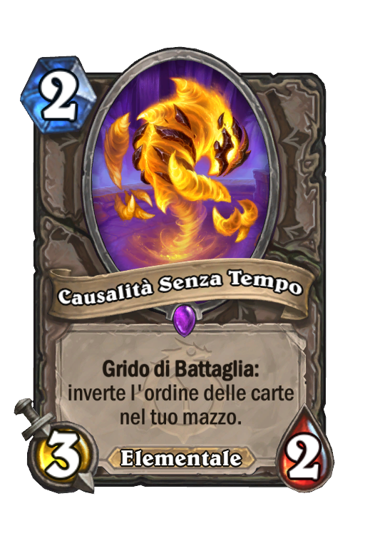 Causalità Senza Tempo