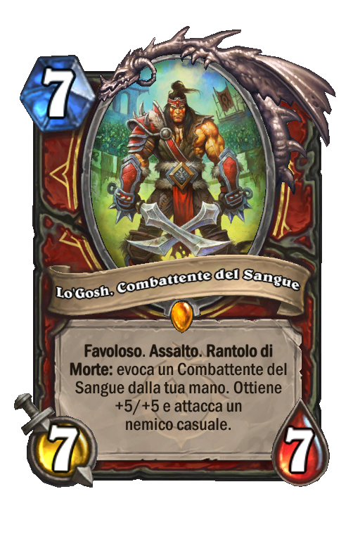 Lo'Gosh, Combattente del Sangue