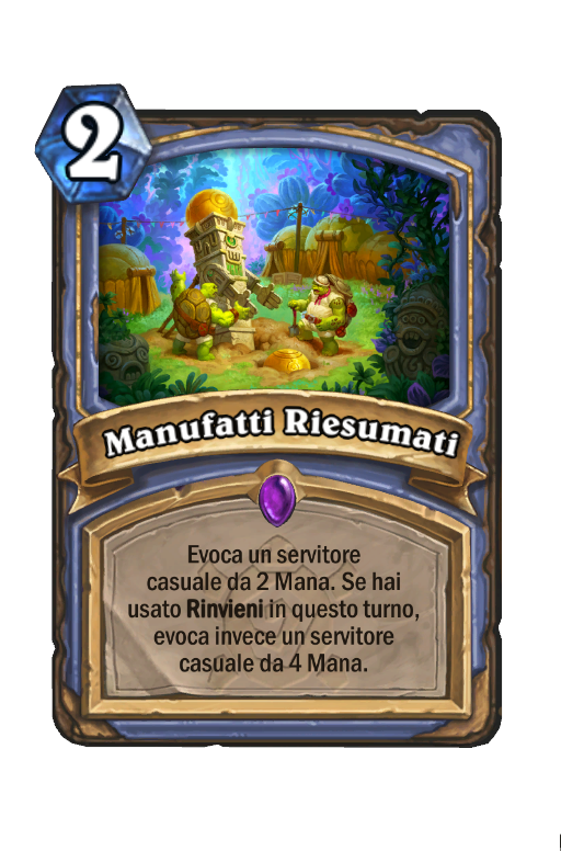 Manufatti Riesumati