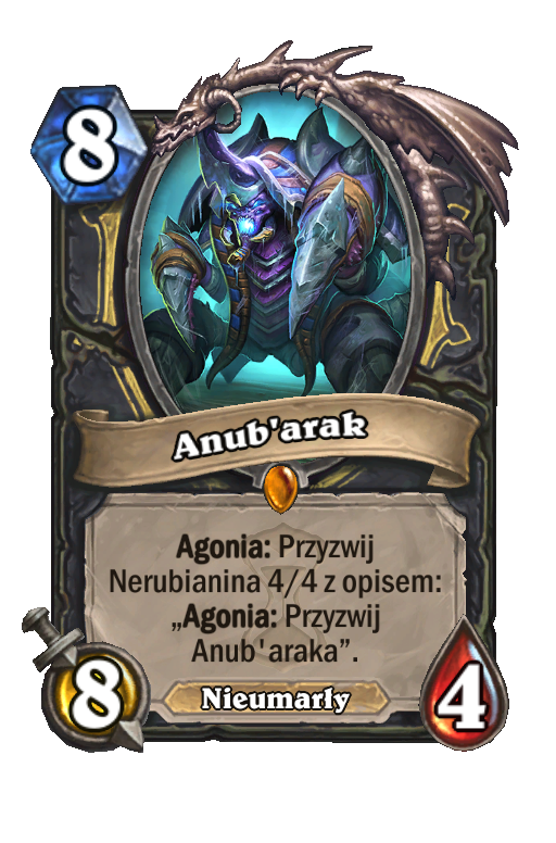 Anub arak Hearthstone Card HSReplay