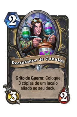 Recrutador de Cobaias