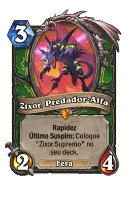 Zixor, Predador-Alfa