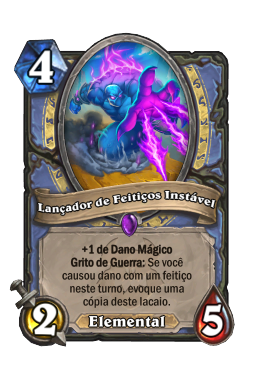 Lançador de Feitiços Instável