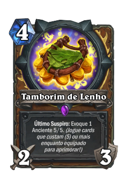 Tamborim de Lenho