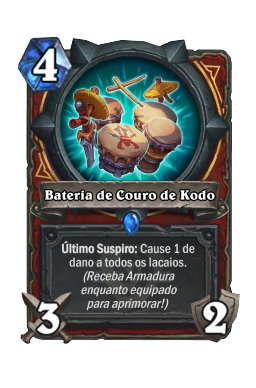 Bateria de Couro de Kodo