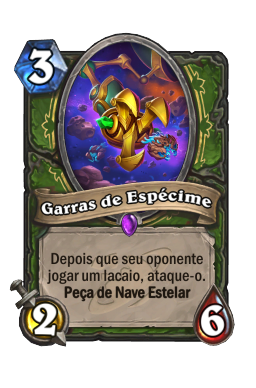 Garras de Espécime