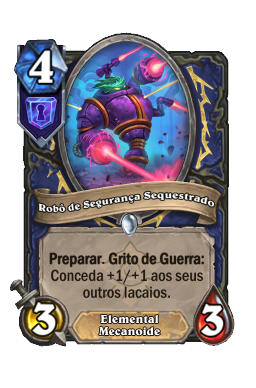 Robô de Segurança Sequestrado